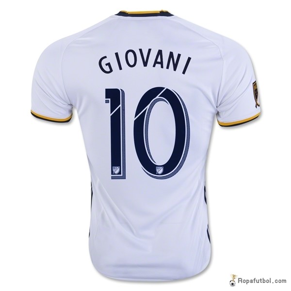 Camiseta Los Angeles Galaxy Replica Primera Ropa Giovani 2016/17 Blanco